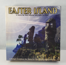 Easter Island Board Game Odet L&#39;Homer 14 Custom Moai Statue Pawns New Se... - $23.77