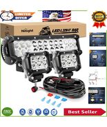 High-Performance 72W LED Light Bar with 2 Flood Fog Lights &amp; Adjustable ... - $1,255.31 MXN