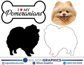 Pomeranian - Dog Breed Decals (Set of 16) - Sizes in Description - £11.90 GBP