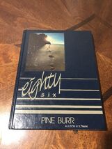 Footprints Pine Burr Wesleyan Academy School 1986 Yearbook High Point NC - $19.79