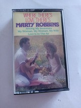 Where There&#39;s Love There&#39;s Marty Robbins Cassette - £9.19 GBP