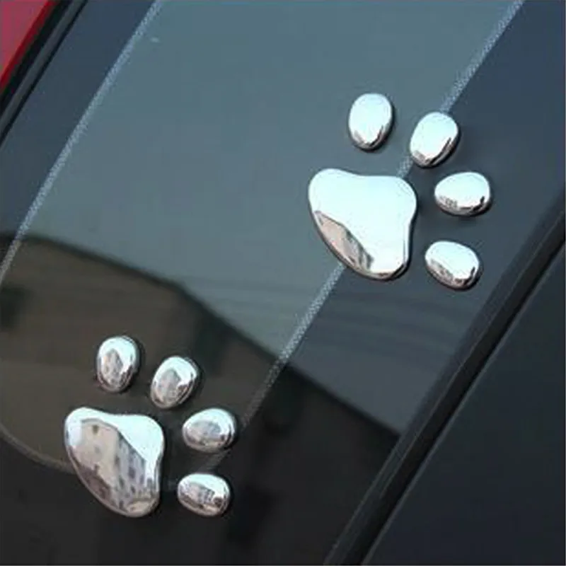 Hot-sale Cute 3D Car ST Window Bumper Body Decal Sticker  Cat Dog Paw Foot Car S - £57.56 GBP