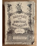 Harper&#39;s New Monthly Magazine April 1896 Theodore Roosevelt, Mark Twain ... - £20.25 GBP