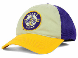 LSU Geaux Tigers TOW NCAA Team Honors Mesh back Relaxed Flex Fit Cap Hat M/L - £16.32 GBP