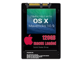 macOS Mac OS X 10.9 Mavericks Preloaded on 120GB Solid State Drive - £23.69 GBP