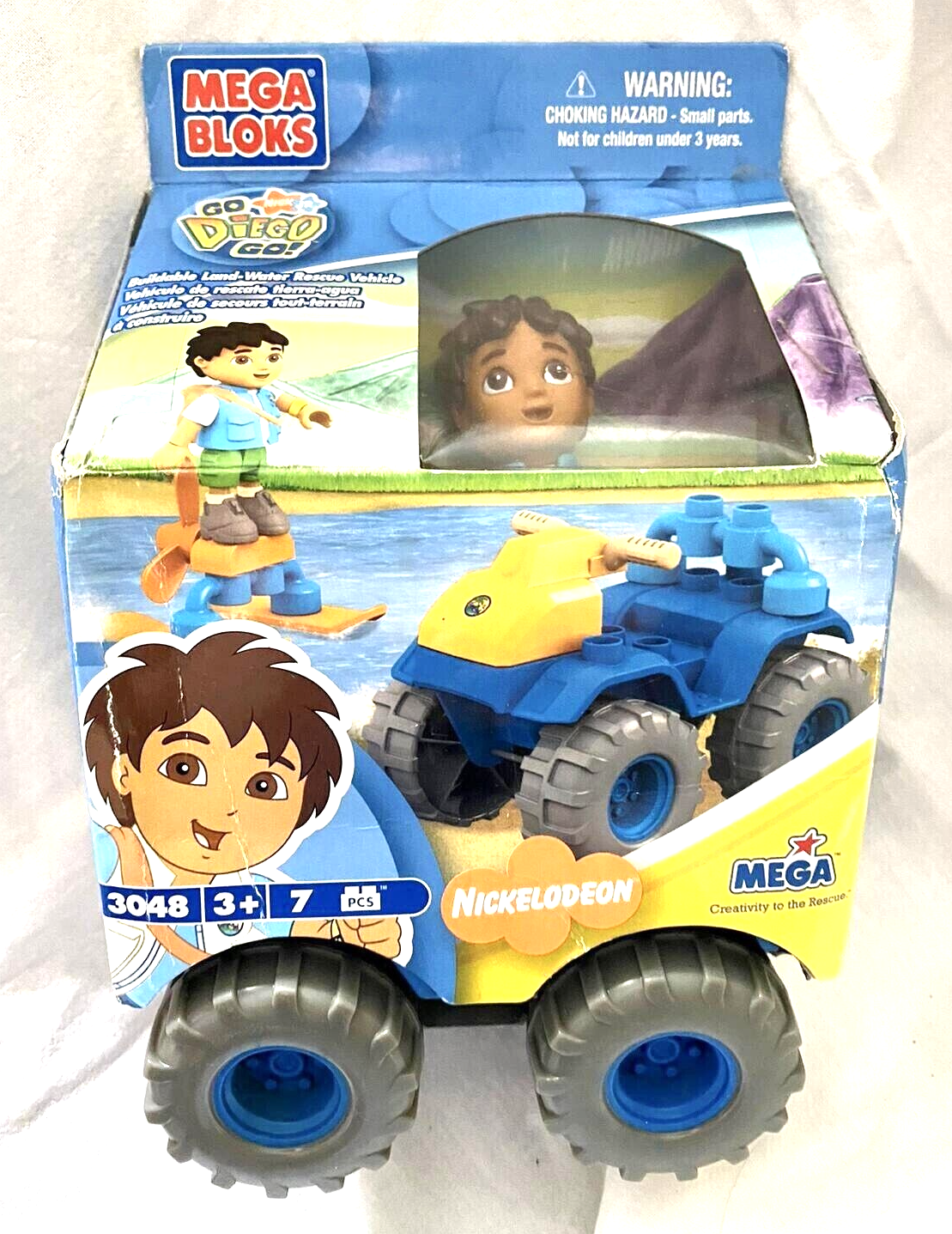 MEGA BLOKS GO DIEGO GO Land-Water-Rescue Vehicle - $35.06