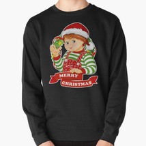  Child&#39;s Play - Merry Christmas Black Men Pullover Sweatshirt - £25.77 GBP