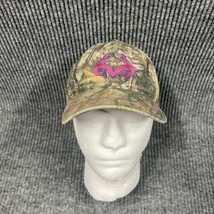 Realtree Outdoor Cap Hat Women Camo Purple Pink Antler Adjustable Hunting Woods - £12.37 GBP