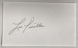 Lou Piniella Signed Autographed 3x5 Index Card #2 - $14.99
