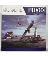 Bei Bi La Eagles And The Lighthouse 1000 Pcs Puzzle New Sealed - £6.32 GBP