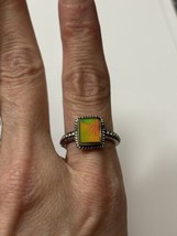 Sterling Silver Canadian Ammolite Ring Size 8 NWOT - $56.09