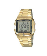 Casio Men&#39;s Illuminator Digital Databank Gold Watch  DB-360G With Box - $1,008.10 MXN
