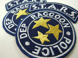 LOT OF 4 RESIDENT EVIL S.T.A.R.S. Raccoon City Police Patches - iron on ... - £12.10 GBP