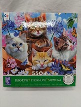Ceaco Harmony Kittens In A Garden 550 Piece Puzzle - £20.55 GBP