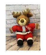 Fiesta 14&quot; plush Puffalump style Christmas REINDEER Plush large stuffed ... - $14.85