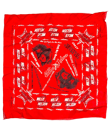 Willie Nelson Family On Tour Wrangler Vtg Bandana 20&quot; Scarf Handkerchief... - $35.65