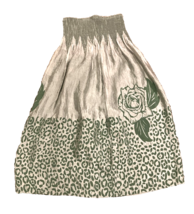 Lapis Skirt Womens One Size Green Convertible Tube Dress Boho Rose Anthr... - $24.63