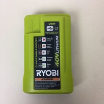 Ryobi 40V Lithium Ion Power Tool Battery Charger w/ USB OP404 **No Ac Adapter** - $9.89
