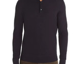 Major Department Store Designer L/S Wool Knit Classic Fit Polo Shirt Nav... - $59.99