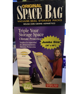 Original Jumbo Space Saver Bag Vacuum Seal Storage Pack 36 x 48 Clear C1... - £17.35 GBP