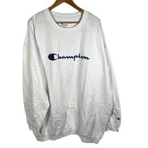 Men’s Champion Authentic Athletic Wear Color White Sweater Size 4x Big And Tall - £25.25 GBP