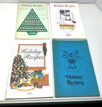 Cookbooks Annual Holiday Recipe Booklets From The Iowa Power Company Lot of 4 - £21.79 GBP