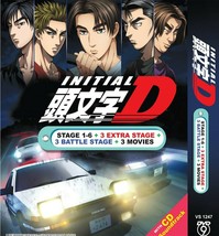 Anime DVD Initial D Complete Box Set Stage 1-6, Extra Stage, 3 The Movie - £36.98 GBP