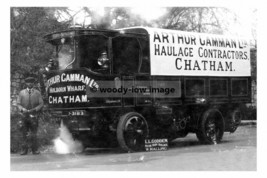 rp17691 - Arthur Camman of Chatham , Kent , Steam Lorry - print 6x4 - $2.80