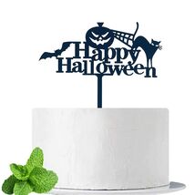 JIEEIN Happy Halloween Cake Topper Black Acrylic 1 Piece Party Décor - €2,74 EUR JIEEIN Happy Halloween Cake Topper Black Acrylic 1 Piece Party Décor - €2,74 EUR