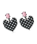 Pearl Heart Drop Earrings - £110.91 GBP