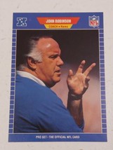 John Robinson Los Angeles Rams 1989 Pro Set Card #210 - £0.77 GBP