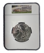 2015 Blue Ridge MS69PL 5oz Silver 25C Coin NGC 4308050-096 - £251.87 GBP
