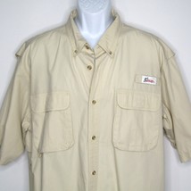 World Wide Sportsman Men&#39;s Button Up Fishing Shirt Vented Cotton Size 2XL - £13.02 GBP