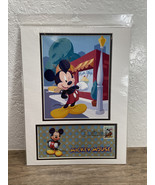 Disney Mickey Mouse Soda Shop Stamp Art &amp; Envelope USPS 06/30/05 KG JD - €17,19 EUR