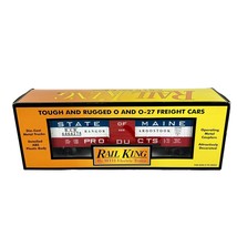 Rail King MTH Boxcar 30-7473 State Of Maine Bangor &amp; Aroostook Box Car O-Guage - £23.40 GBP