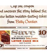1965 Betty Crocker Layer Cake Coupon Advertisement Baking Desserts DWII24 - €17,04 EUR