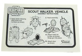 Vintage 1982 Kenner Star Wars The Empire Strikes Back Scout Walker Instr... - £35.37 GBP