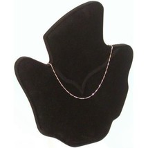 Necklace Display Black Velvet Chain Pendant Stand 7 5/8 - £7.94 GBP