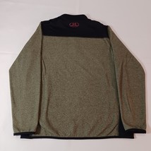 Under Armour Men's M Green & Black 1/4 Zip Pullover Sweatshirt Loose Coldgear image 13