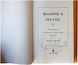 Bernard Cornwell Sharpe&#39;s Havoc Signed 1ST Us Edition Military War Fiction 2003 - £47.41 GBP