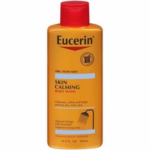 Eucerin Advanced Skin Calming Wash 16.9 Ounce (500ml) (3 Pack) - £59.16 GBP