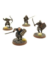 Mordor Orcs 4 Painted Miniatures Hobgoblin Warrior Bandit Middle-Earth - €44,50 EUR