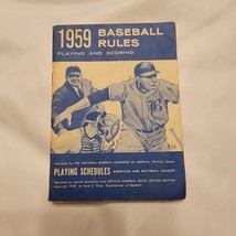 1959 Official Baseball Rules Major League Baseball Commissioner Ford C Frick - £14.67 GBP