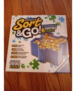Ravensburger Puzzle Sort &amp; Go Stackable Sorting Trays Store Up to 1,000 ... - £12.51 GBP