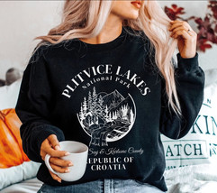 Plitvice Lakes National Park Croatia Sweatshirt,Vintage Womens Croatian Plitvice - £34.50 GBP