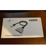 HDMI Switch 4K, VILCOME 3 Port HDMI Switcher 3x1 HDMI Splitter Hub 3 in ... - €6,90 EUR