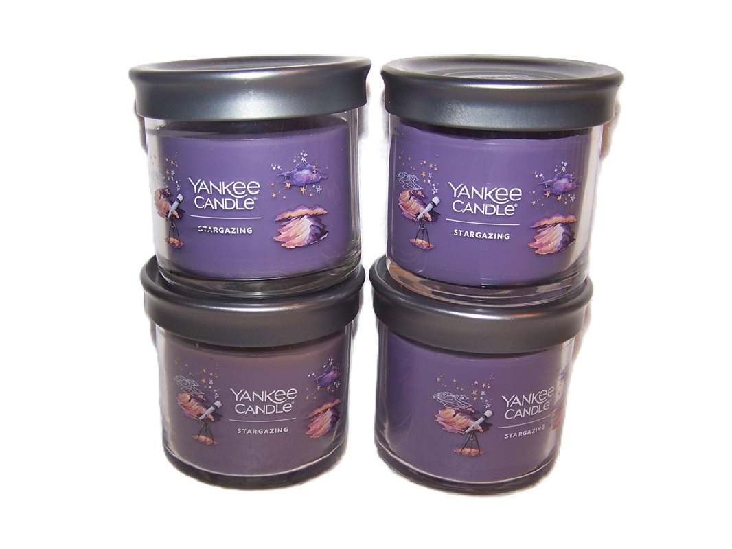 Yankee Candle Stargazing Small Jar Candle Single Wick 4.3 oz - Lot of 4