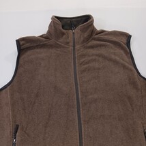 Stillwater Supply Co. Fleece Vest Jacket Men's Brown Mock Neck Full Zip Size XL image 10