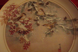 Chinese 5 plates COLLECTION &quot;Birds of the Temple Gardens&quot; by J. Cheng W/ CERTS  - £97.56 GBP
