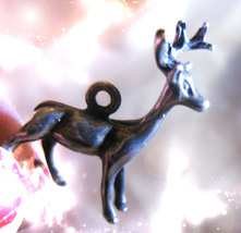 HAUNTED ANTIQUE NECKLACE LEGENDARY WHITE STAG OF BLESSINGS & GIFTS SECRET MAGICK image 2